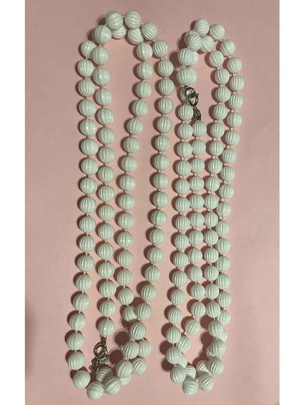 Vintage Signed Sarah Coventry Plastic Necklace Set #7143 You Get Both